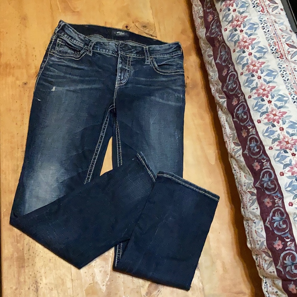 Silver jeans